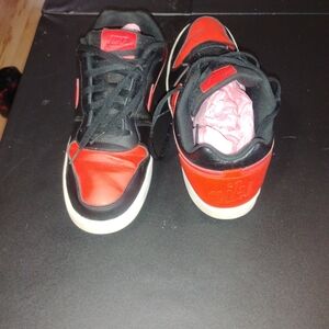 Nike Black and Red Athletic Shoes